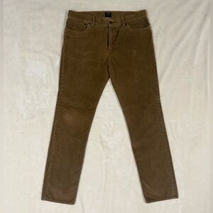 J. Crew The Driggs Men's Tan Corduroy Pants 33x32
